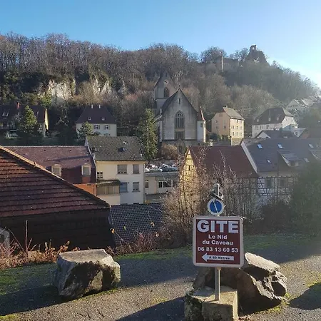 Nyaraló Le Nid Du Caveau Ferrette
